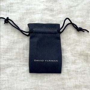 David Yurman Black Jewelry Pouch
